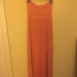 Old Navy strapless maxi dress